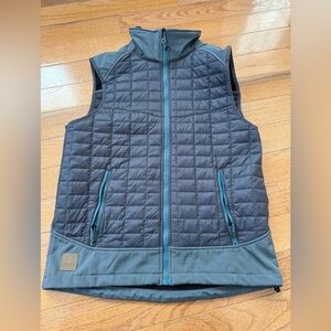 Little Donkey Andy Grey Women’s Lightweight Puffer Vest size Medium